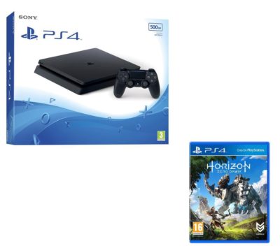 PLAYSTATION 4 Slim & Horizon Zero Dawn Bundle - 500 GB PLAYSTATION 4 Slim & Horizon Zero Dawn Bundle - 500 GB